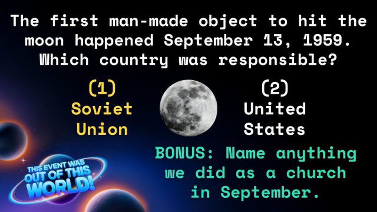 This Event Was Out Of This World image number null